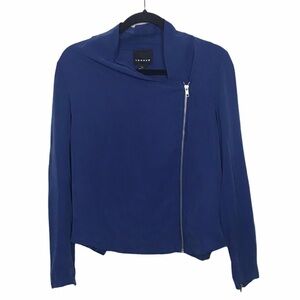 Trouve Blue Zip Jacket